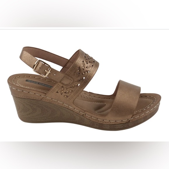 🎇🏺🍂Exquisite Bronze Goddess Sandals🏺⚱️🎇 - Picture 2 of 2